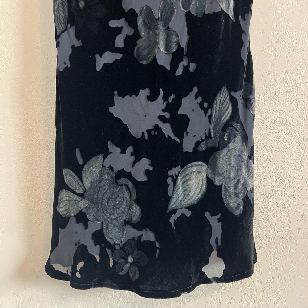 Vintage Benjamin A. Velvet Burnout Midi Dress - Picture 6 of 15